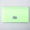Carpeta de Acordeón de Colores Arcoíris A6 Mini Organizador de Documentos con 13 Compartimentos, Carpeta Portátil Personalizable para Documentos de Oficina