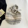 Bolsa Peluda de Estilo Étnico de Comercio Exterior Otoño/Invierno para Mujer de Gran Capacidad Versátil Casual para Viajes Diarios Bolso de Hombro Único Lindo Bolso Cruzado