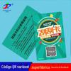 Personalização de cartão de código QR de dados variáveis anti-falsificação, personalização em lote de código anti-falsificação de fluxo variável, fabricante de impressão a jato de tinta