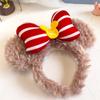 Accesorios Haiyue Conejo Morado Conejo Judy Lindo Oso Amarillo Oso Rojo Rosado Diadema de Cabeza de Oso Diadema de Felpa de Dibujos Animados Pinza para el Cabello para Lavado de Cara