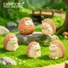 Micro-Paisagem Criativa Ouriço Fofinho Lindo Jardinagem Paisagismo Decoração DIY Acessórios Mini Enfeites de Mesa