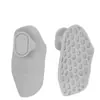 Protección de Manos Antideslizante para Fitness Equipo de Dominadas para Barra Única Protección de Manos Almohadillas para Palma Antiescaras Fitness Deportivo Almohadillas de Agarre de Silicona