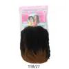 Cabelo Sintético Afro Kinky em Fardos, Fofo, 12 Polegadas, 100g, Dreadlocks Reggae - Cruzamento Africano Europeu e Americano