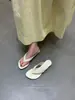 []2026 Novo Estilo Simples Bico Quadrado Solado Anabela Salto Médio Bico Aberto Chinelos Salto Médio Sapatos para Exterior