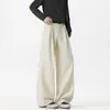Colección de otoño 2026: pantalones casuales nuevos de moda, estilo old-money, plisados, adelgazantes y que realzan la altura, corte holgado, talla grande, pantalones largos para hombre