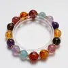 Pulsera de Cristal Amarillo Torre de Alta Calidad para Mujer, Cristal de Fresa, Aguamarina Uruguaya, Pulsera de Lavanda al por Mayor