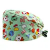 Gorro de Trabajo para Clínica Transfronteriza, Gorro Quirúrgico de Copa Redonda, Gorro sin Visera para Personal Médico, Gorro con Amarre Trasero, Gorro Protector