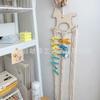 Em Estoque Estilo Nórdico DIY Peças de Madeira Nuvem Grampo de Cabelo Infantil Faixa de Cabelo Organizador de Armazenamento Cavalo de Madeira Nuvem Decoração Pendurada