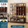 Nova Estante Chinesa Armário de Exibição Armário Armário de Conjunto de Chá Prateleira de Armazenamento de Chá Ornamento de Sala de Estar Multi-Tesouro Divisória