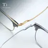 Montura de Gafas con Aro Baishifen Tallas Grandes para Hombre C96661Y Montura de Gafas para Miopía 'Gentle Tech Guy' Dispensación de Gafas Danyang