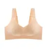 Sutiã de tira de gel 3D sem costura, estilo fino de verão para mulheres, push-up, suporte macio, sem aro, top regata esportivo para yoga