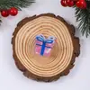 Serie Navideña Linda Transfronteriza Pinzas Planas Pequeñas, Cajas de Regalo de Árbol de Navidad, Gorros de Navidad, Pinzas para el Cabello, Accesorios para el Cabello de Fiesta Navideña