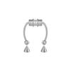 Anillo nasal magnético no perforado transfronterizo no perforado magnético pseudo-uña nasal clip nasal aro nasal acero inoxidable anillo nasal al por mayor