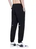 Pantalones de Malla Cruzada de Seda de Hielo para Hombre Verano Delgados de Nueve Puntos Secado Rápido Pantalones de Aire Acondicionado Transpirables Joggers Pantalones Casuales