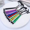 Pluma Capacitiva Stylus al por mayor Plástico Pluma de Béisbol Pluma Stylus Plástico Bala Pluma Capacitiva Tapón Antipolvo Externo