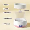Dispensador de Agua para Gatos Temperatura Constante Máquina de Yogur Dispensador de Agua Calefacción de Invierno Plato de Bebida para Mascotas en Lata Plato de Acero Inoxidable para Gatos
