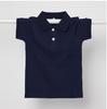 Chopwood Boy Estilo Primavera y Otoño Camiseta Escolar para Niños Medianos y Grandes de Manga Corta con Cuello Campana Unisex Estilo Campus Uniforme de Clase