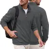 Sudadera deportiva casual con cremallera, cuello alto jacquard, talla europea holgada para hombre, exportación transfronteriza, primavera y otoño