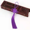 Calendário de Nó Chinês Feito à Mão Nº 5, Peças 6, Nó Chinês, Pingente de Borla para Presente Estilo Chinês Atacado para Casamentos