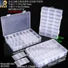 Caja de plástico transparente para accesorios de somier, caja de almacenamiento para piezas de baterías, caja de clasificación de herramientas