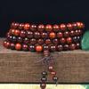 Venta al por mayor de fabricantes Laos Ramas Rojas Ácidas 108 cuentas 8mm pulsera Pulsera de cuentas de madera de Ramas Rojas Ácidas