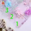 Vestido Infantil Nuevo Fresco Bordado Tela Bordada Mancha Flor Bordada a Mano Flor Bordada a Pedido Bola de Pelo Tela Bordada