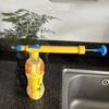 Rociador Manual de Botella de Bebida de Extracción Recíproca Empujar-Tirar Cabezal de Spray de Agua para Botella de Bebida de Cola Regadera para Plantas Rociador