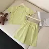 Roupas de Secagem Rápida para Crianças Conjunto Esportivo de Manga Curta para Meninos Uniforme de Basquete Roupas de Verão para Corrida para Meninas Badminton Roupa de Treino de Seda Gelada