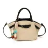 Bolsa Feminina de Grande Capacidade Transfronteiriça 2026 Nova Versátil Simples Ombro Transversal Bolsa de Balde para o Dia a Dia Color-Blocking Tendência