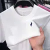 Camiseta 100% Algodón Puro para Hombre, Nuevo Estilo de Verano, Cuello Redondo Moderno, Cómoda, Versátil, Absorbente de Sudor, Transpirable, Camiseta Fina de Manga Corta
