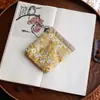 Clip para monedas de oro de metralla, brocado y estilo, bolsa de mano para guardar joyas, bolsa de regalo, tela vintage, bordado, billetera