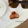 Set de Pinzas para el Cabello de Color Carey de Alta Gama, Pinza de Tiburón Grande, Pasador Cuadrado, Pasador para la Parte Posterior de la Cabeza, Accesorio para el Cabello para Mujeres