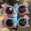 Óculos de Sol Infantis com Laço e Estampados para Meninas e Meninos, Óculos para Tirar Fotos, Proteção Solar, Color-Blocking, Óculos de Sol da Moda, Proteção UV