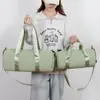 Bolsa de Viaje Sencilla de Color Sólido Tendencia de Moda Transfronteriza Bolso de Mano Deportivo Ligero Bolsa de Gimnasio Separación Seca y Húmeda Bolsa de Yoga