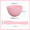 Salão de Beleza Tpr Silicone Imitação Conjunto de Tigelas para Máscara Ferramenta DIY Bastão para Misturar Máscara Bastão de Mexer Tigela de Silicone Tigela Grande