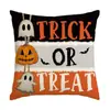 Fronhas de Halloween Mais Vendidas da Amazon, Decorações de Feriado, Capas de Almofada de Tecido para Casa, Fronhas Personalizadas Transfronteiriças