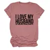 EU AMO MEU MARIDO MAS Amazon wish site independente camiseta feminina casual simples gola redonda manga curta