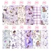 WW153-15 Papel de Fundo de Fada Fantasia Atmosfera Roxa Material Base Papel Papel de Fundo Decorativo de Elfo