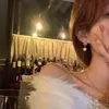 Aretes de Perla con Acabado de Lujo, Diseño Nuevo de Tendencia Niche 2026, Accesorios para Orejas para Mujer, Aretes de Clip para Orejas sin Perforar, Exquisitos Aretes para Mujer