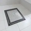 Tapa de Drenaje Cuadrada de Acero Inoxidable Transfronteriza Atrapapelos para Baño Filtro de Cabello para Lavabo Red Antiempaquetamiento