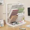 Estante de Livros Rack de Armazenamento de Livros para Mesa Rack de Exibição de Informações Rack de Jornais Suporte para Livros Rack de Arquivos Rack de Revistas para Mesa