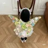 Hada de Flores de Primavera Alas de Mariposa Materiales para Manualidades Jardín de Infancia Hecho a Mano Decoración Trasera Accesorios para Fotos de Salidas de Primavera de Niños Accesorios para Actuaciones