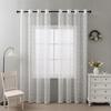 Cortina de encaje de rama simple estilo chino para sala de estar, cocina, balcón, estudio, encaje semi-transparente, cortina decorativa