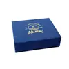 Caja de Regalo de Alta Gama Personalizada Magnética con Tapa abatible, Caja de Regalo de Base y Tapa con Logo Estampado en Caliente, Caja de Regalo Personalizada de Tela de Lino