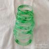 Fornecimento ao vivo pulseira de flor verde flutuante de gelo pulseira de rocha de quartzo jade pulseira de jade verde yang pulseira de flor verde flutuante atacado