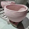 Diseño de Paisaje Macetas de Flores GRC Cuadradas y Redondas de Jardín Macetas de Flores UHPC Recipientes para Flores de Concreto Maceteros para Plantas Verdes