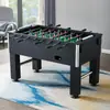 Máquina de Futbolín de 8 Polos Juguete Infantil Entretenimiento Grande para Padres e Hijos Juego de Mesa de Futbolín Mesa de Juego de Mesa Juego de Mesa Interactivo de Futbolín para Dos Jugadores