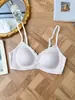 91% Modal ~ Lingerie Sem Costura Desejo Puro para Mulheres, Anti-Queda, Anti-Expansão, Conjunto de Sutiã com Renda Doce para Seios Pequenos