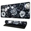 Mouse Pad de Borracha com Paisagem Floral Longa, Superfície de Tecido de Alta Densidade, Antiderrapante, Bordas Costuradas, Antideformação, Adequado para Notebook e Escritório
