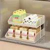 Prateleira de Armazenamento de Frutas e Legumes para Cozinha Bancada Cesta de Legumes de Múltiplos Andares Cesta Doméstica para Armazenamento de Temperos Óleo Sal Molho de Soja Vinagre Cesta de Lanches para Sala de Estar